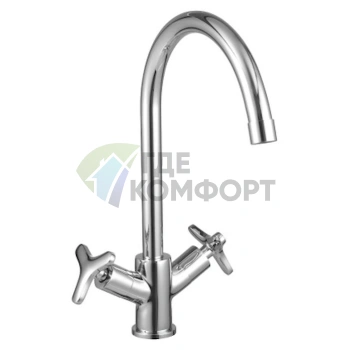Смеситель Lemark Plus Spirit LM1905C для кухни с высокой дугой и керамическим картриджем