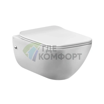 Унитаз подвесной GESSI Origini Total Look с микролифтом и сифоном, цвет Matt White Ceramic (39118#531) - фото 1