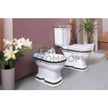 Унитаз-компакт Creavit Klasik KL310-OK с функцией биде «Крокодил» - фото 3