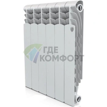 Радиатор биметаллический Royal Thermo Revolution Bimetall 500 6 секций - фото 1