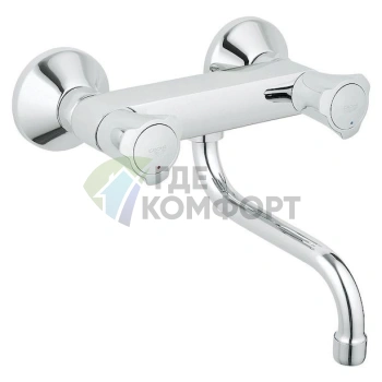 Смеситель Grohe Costa с выдвижной лейкой для кухни — комфорт и экономия воды - фото 1