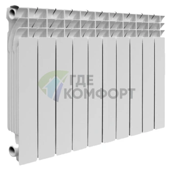 Радиатор биметаллический Smart Installations 5000010 BiStyle 500 10 секций - фото 1