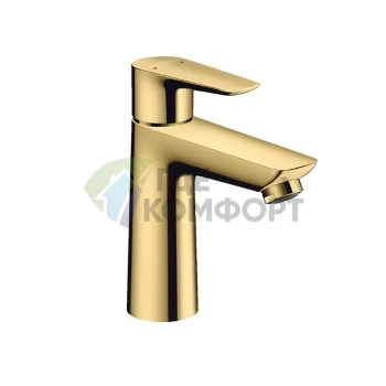 Смеситель для раковины Hansgrohe Talis E 110 в полированном золоте (71712990) - фото 1