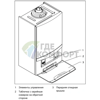Газовый конденсационный котёл Vaillant ecoTEC plus VU INT IV 166/5-5 H 14-9 кВт - фото 4