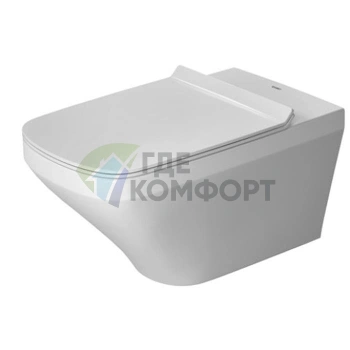 Унитаз подвесной Duravit DuraStyle безободковый 620х370 мм, белый (2542090000) - фото 1
