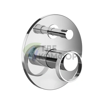 Gessi Anello: Встраиваемый однорычажный смеситель на 2 выхода с переключателем (хром) (63377#031) - фото 1