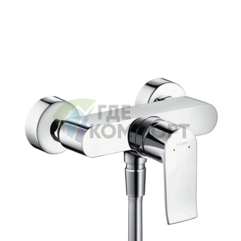 Смеситель для душа Hansgrohe Metris настенный хром (31680000) - фото 1