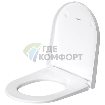 Сиденье для унитаза Duravit D-Neo быстросъемное с микролифтом, белое (21690000) - фото 1