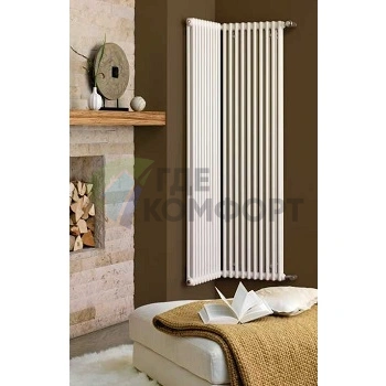 Трубчатый стальной радиатор Zehnder Charleston Z-2180/10 секций с боковым подключением 3/4 - фото 2
