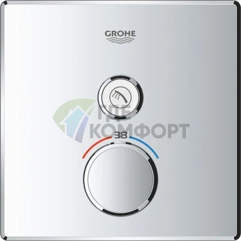 Цифровой термостат Grohe Grohtherm SmartControl для душа - фото 4