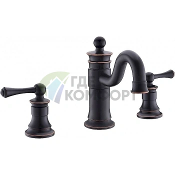 Смеситель для раковины Timo Adelia 6021/04F Black Antique - фото 1