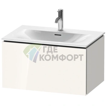 Тумба подвесная Duravit L-Cube White High Gloss 400x720x481 мм с выдвижным отделением (LC613602222) - фото 1