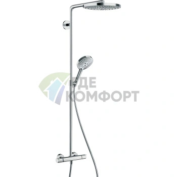 Душевая система HG Raindance Select S с термостатом, верхним и ручным душем (27129000) - фото 1