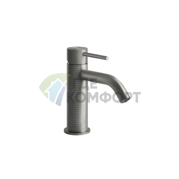 Смеситель GESSI для раковины на 1 отверстие в цвете steel brushed (54402#239) - фото 1