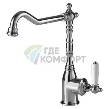 Кухонный смеситель Bravat Art F775109C для мойки с латунным корпусом - фото 1