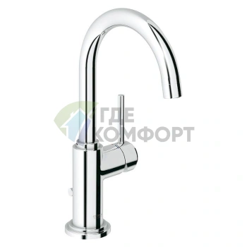 Смеситель для раковины Grohe Atrio 32042001: Однорычажный, хромированный - фото 1