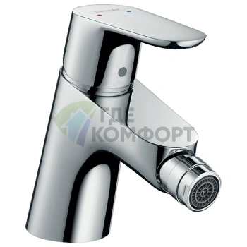 Смеситель для биде Hansgrohe Focus с донным клапаном Push-Open, хром (31922000) - фото 1