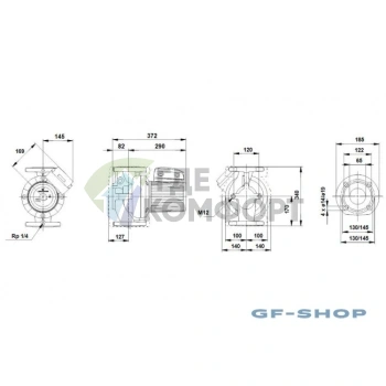 Циркуляционный насос Grundfos UPS 65-120 F 1х230, 96402278 - фото 2