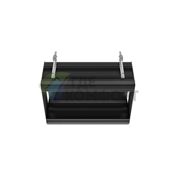 Линейный профиль GESSI BINARIO 670 мм для раковины без подготовки под модули, цвет Black XL (61015#299) - фото 1