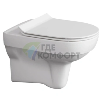 Подвесной унитаз Cersanit City New с технологией CleanOn - фото 1