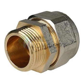 Переходник для металлопластиковых труб STOUT с наружной резьбой НР 1 x 32 резьбозажимной - фото 4