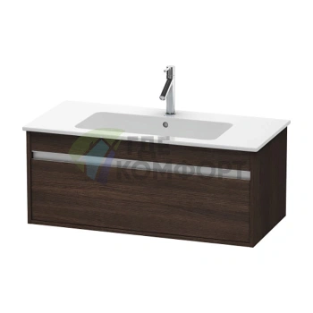 Тумба Duravit Ketho с 1 ящиком под раковину ME by Starck, 410x1000x475 мм, цвет тёмный каштан (KT642005353) - фото 1