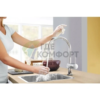 Смеситель Grohe Minta Touch для кухни с умным управлением - фото 3