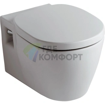 Подвесной унитаз Ideal Standard Connect E804601 укороченный - фото 1