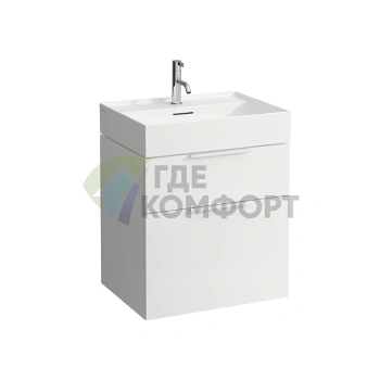 Тумба под раковину Laufen Kartell 810333 с двумя ящиками и сифоном, белая глянцевая (4.0756.6.033.631.1) - фото 1