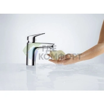 Стильный и надёжный смеситель Hansgrohe Logis 71101000 для вашей раковины - фото 4