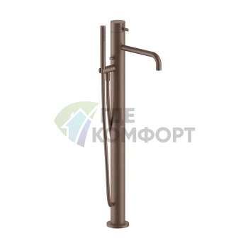 Fantini AF/21 Напольный смеситель для ванны с ручным душем, Matt Copper PVD (27 P9 A580B) - фото 1