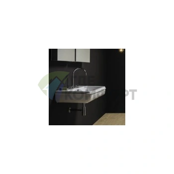Подвесная раковина AZZURRA CHARME 90x46 см, белая, с отверстием под смеситель - фото 1