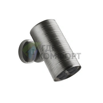Верхний душ GESSI 316 TRAME 79 мм с настенным креплением и 4 струями, цвет Steel Brushed (57241#239) - фото 1