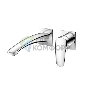 Смеситель для раковины TOTO GM встроенный на 2 отверстия, хром (TLG09308R) - фото 1