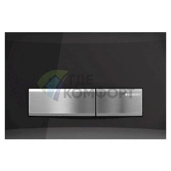 Кнопка смыва Geberit Sigma 50 с зеркальным дымчатым стеклом 115.788.SD.5 - фото 1