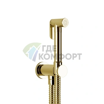 Роскошный гигиенический душ Gessi с покрытием Gold PVD (14331#246) - фото 1