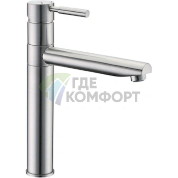 Смеситель для кухни Wasserkraft Wern 4207: стильный матовый хром