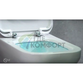 Подвесной унитаз Ideal Standard Connect AquaBlade безободковый - фото 2