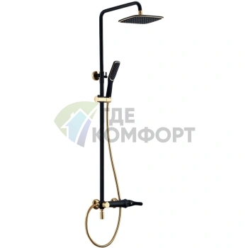 Душевая стойка Lemark Swan LM5462BG с выдвижной лейкой - фото 1