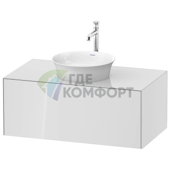 Подвесная тумбочка Duravit White Tulip: Элегантность и функциональность для вашей ванной (WT497608585) - фото 1