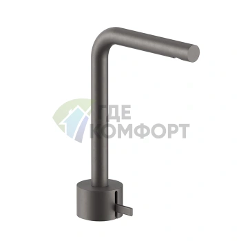 Смеситель для раковины Fantini AF/21 Matt Gun Metal: однорычажный, без донного клапана (27 P5 A506WF) - фото 1