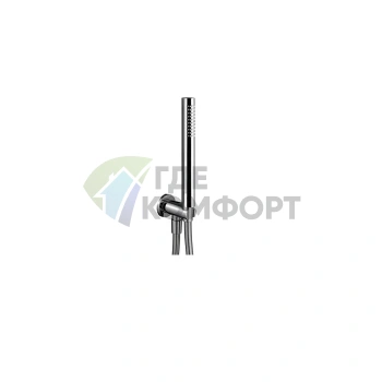 Душевой набор Fantini Milano с лейкой FIT, держателем и шлангом 150 см (хром) (86 02 8093) - фото 1