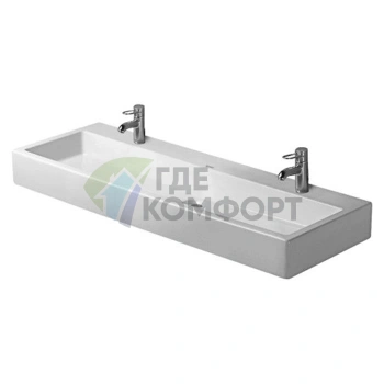 Раковина Duravit Vero для мебели без перелива, 1200x470 мм, белая (454120043) - фото 3
