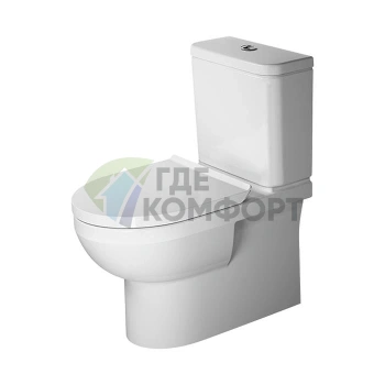 Унитаз Duravit DuraStyle basic напольный моноблок безободковый (2182090000) - фото 1