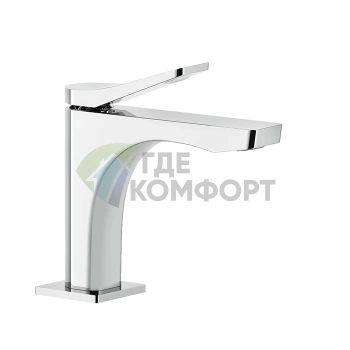 GESSI Rilievo Однорычажный смеситель для раковины без донного клапана, хром (59002#031) - фото 1
