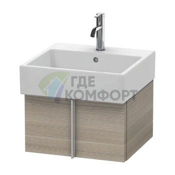 База под раковину Duravit Vero Air, 298x484x431 мм, 1 выдвижной ящик, цвет сосна серебристая (VA612403131) - фото 1