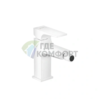 Смеситель для биде Hansgrohe Metropol белый матовый с донным клапаном (32520700) - фото 1