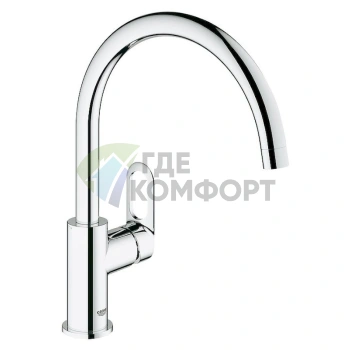 Смеситель Grohe BauLoop 31368000 для кухни - фото 1