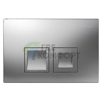 Кнопка смыва Geberit Delta 50 115.135.46.1 в матовом хроме - фото 1