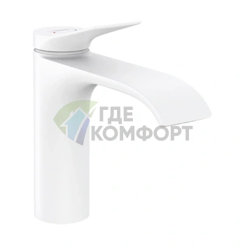 Смеситель для раковины Hansgrohe Vivenis матовый белый (75022700) - фото 1
